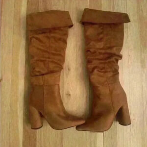 Tan Suede Boots